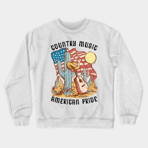 Country Music T-Shirt Crewneck Sweatshirt by Silly Pup Creations